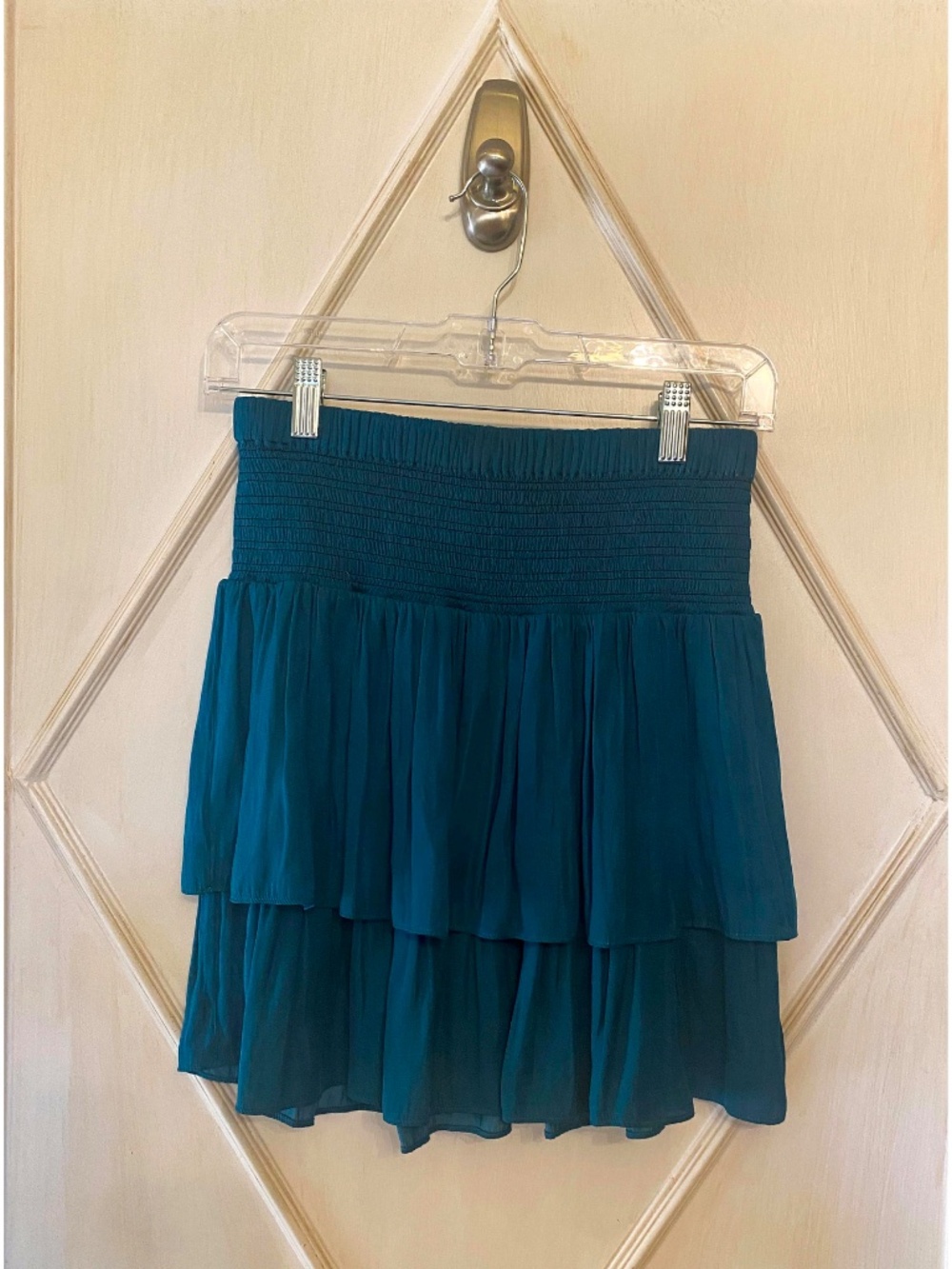 Anthropologie Dolan Left Coast Savannah Smocked Mini Skirt - Picture 2 of 3